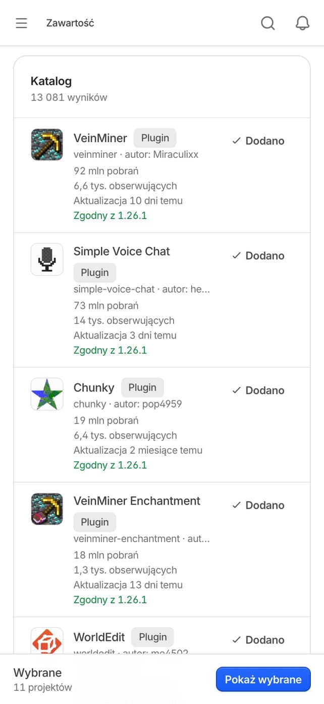 Nowy panel Hostero, mody i pluginy